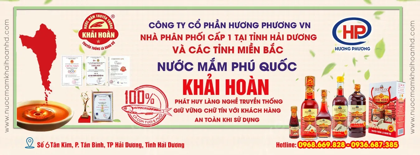 Nước Mắm Khải Hoàn Tỉnh Hải Dương