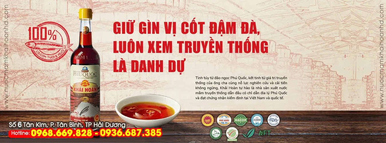 Nước Mắm Khải Hoàn Phú Quốc