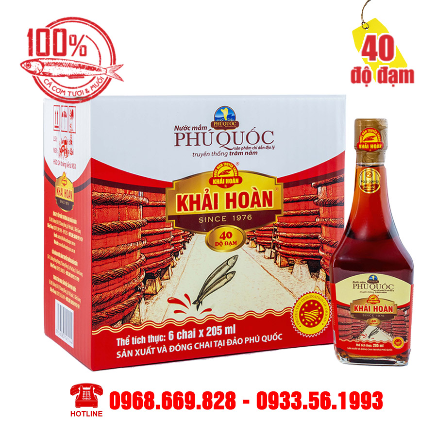 Nước mằm khải Hoàn 205ml
